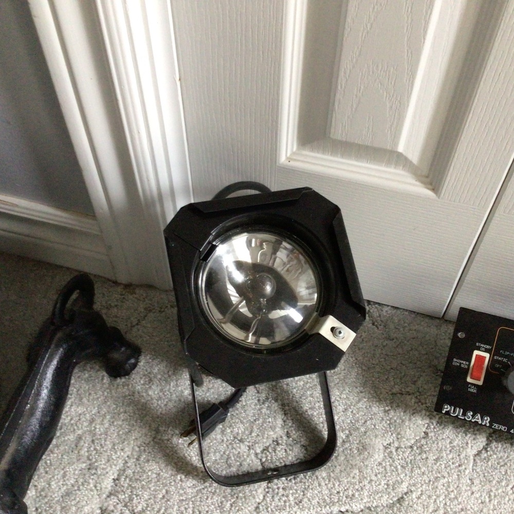 Professional old school band and stage  lighting equipment